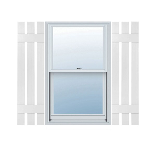Ekena Millwork Builders Edge, Standard Three Board Spaced, Board-n-Batten Shutters, 70120051001, PR 070120051001 - main